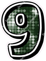 GR 18" Individuals - Hunter Green Disco