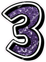 GR 23.5" Individuals - Purple Sparkle