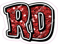 GR 12" Individuals - Red Sparkle