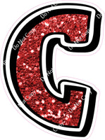 GR 12" Individuals - Red Sparkle