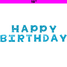 18" KG 13 pc Caribbean Sparkle - Happy Birthday Set