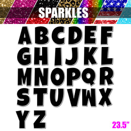 Sparkle - 23.5" LG 74 pc - Alphabet Set