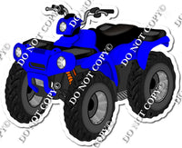 Four-wheeler - Blue w/ Variants