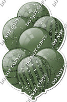 All Sage Balloons - Sage Sparkle Accents