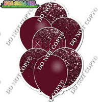 Burgundy Balloon Bundle