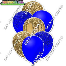 Blue & Gold Balloon Bundle