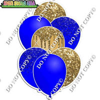 Blue & Gold Balloon Bundle