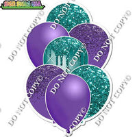 Purple & Teal Balloon Bundle