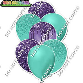 Mint & Purple Balloon Bundle