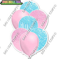 Baby Pink & Baby Blue Balloon Bundle