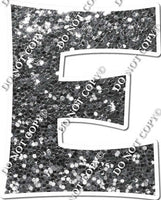 18" KG Individual Silver Sparkle - Alphabet Pieces