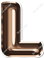Foil 18" Individuals - Bronze / Chocolate Foil