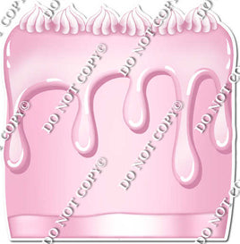 Flat Baby Pink - Split Cake