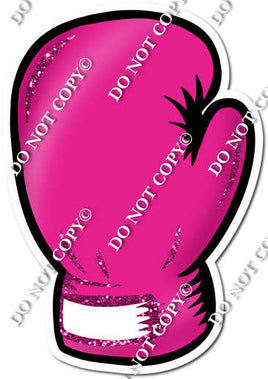 Flat Hot Pink Boxing Gloves w/ Variants