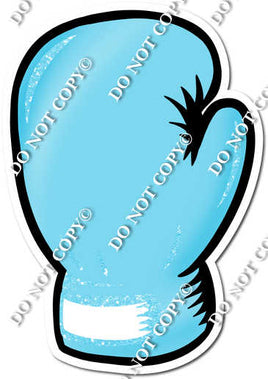 Flat Baby Blue Boxing Gloves w/ Variants