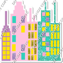 Buildings - Baby Pink & Mint w/ Variants