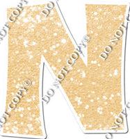 23.5" KG Individual Champagne Sparkle - Alphabet Pieces
