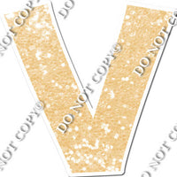 18" KG Individual Champagne Sparkle - Alphabet Pieces