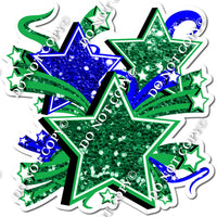 Star Bundle - Green & Blue