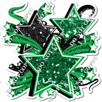 Star Bundle - Green & Black