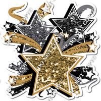 Star Bundle - Gold, Silver, Black