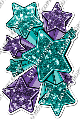 XL Star Bundle - Teal & Purple