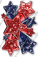 XL Star Bundle - Red & Navy Blue