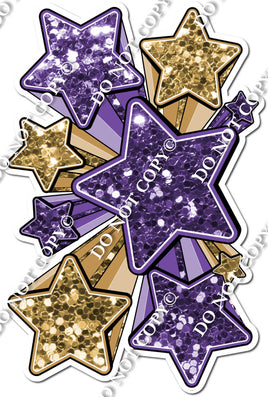 XL Star Bundle - Purple & Gold