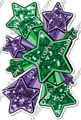 XL Star Bundle - Green & Purple