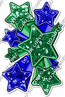 XL Star Bundle - Green & Blue