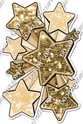 XL Star Bundle - Gold & Champagne