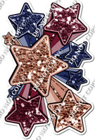 XL Star Bundle - Rose Gold, Navy Blue, Burgundy