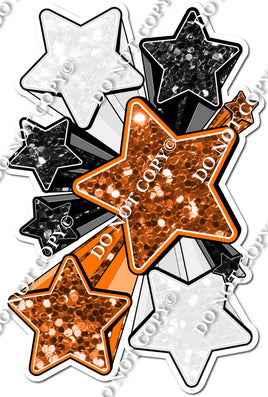 XL Star Bundle - Orange, White, Black