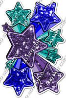 XL Star Bundle - Purple, Teal, Blue