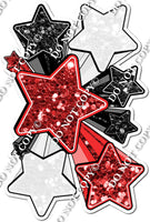 XL Star Bundle - Red, White, Black