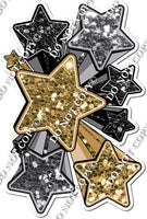 XL Star Bundle - Gold, Silver, Black