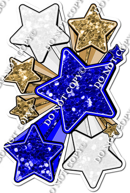 XL Star Bundle - Blue, Gold, White