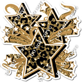 Star Bundle - Gold Leopard