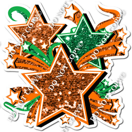 Star Bundle - Orange & Green
