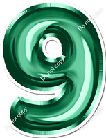 Foil 23.5" Individuals - Emerald / Hunter Green Foil