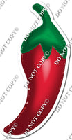 Fiesta - Flat Red Chili Pepper w/ Variants