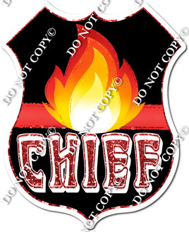 Fireman Chief Badge
