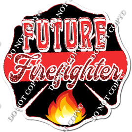 Maltese Cross - Future Firefighter Badge