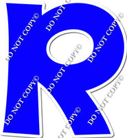 23.5" KG Individual Flat Blue - Alphabet Pieces