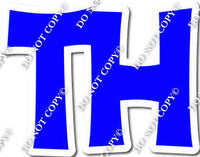 23.5" KG Individual Flat Blue - Numbers, Symbols & Punctuation
