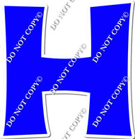 18" KG Individual Flat Blue - Alphabet Pieces