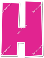 LG 23.5" Individuals - Flat Hot Pink