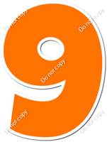 30" Individuals - Flat Orange