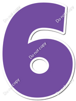 30" Individuals - Flat Purple