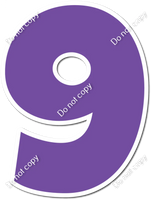 30" Individuals - Flat Purple